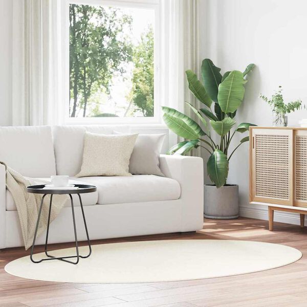 vidaXL Zoninės kiliminės dangos HUARTE Kreminė 200 x 140 cm