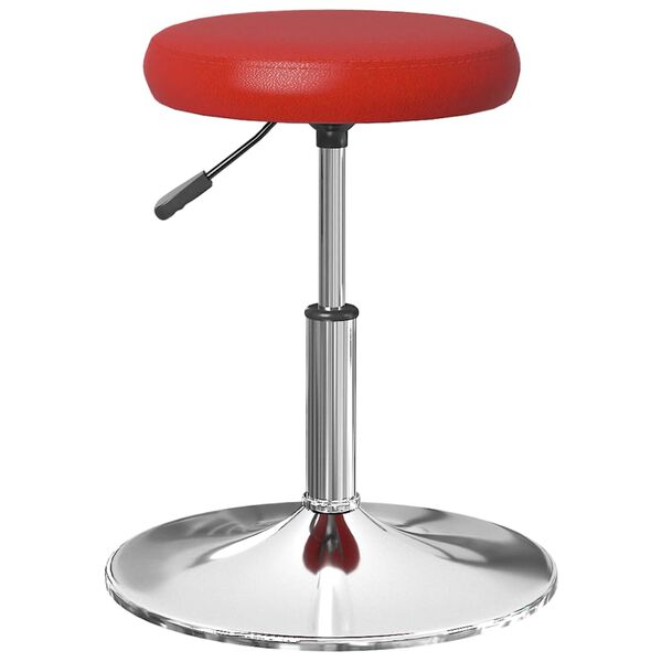 vidaXL Baro taburetė, raudonojo vyno spalvos, dirbtinė oda