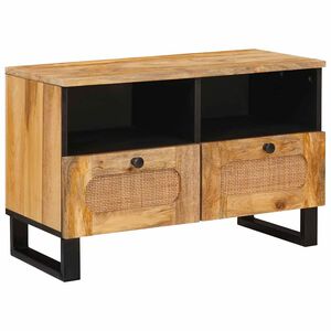 vidaXL Televizoriaus spintelė Ruda 70 x 33 x 46 cm Kietas mango medis