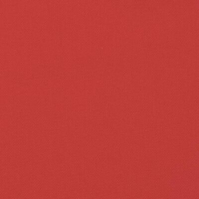 vidaXL Saulės gulto čiužinukas, raudonos spalvos, 200x70x3cm, audinys
