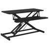 vidaXL Reguliuojamas darbastalis, 90x40x(13&ndash;50)cm, plienas ir mediena