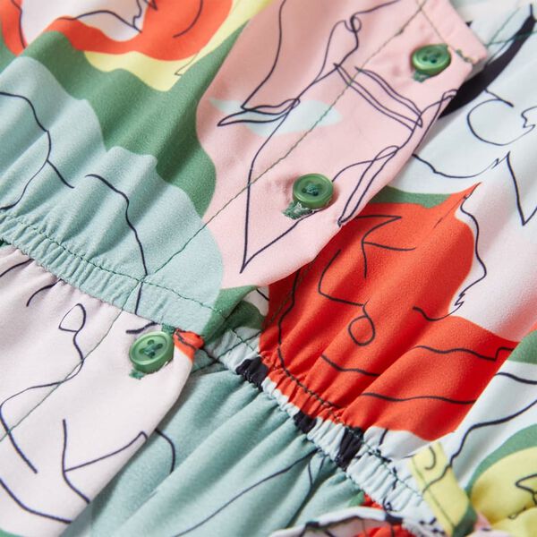 Vaikiška suknelė, žalios spalvos, 116 dydžio