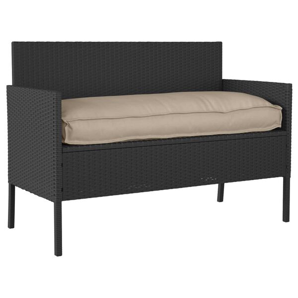 vidaXL Padėklo pagalvėlė sėdynei / atlo&scaron;ui Taupe 120 x 50 x 12 cm