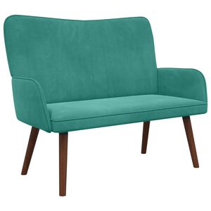 vidaXL Dvita&scaron;kė sofa Turkio 115 x 61 x 87 cm Aksomas
