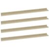 vidaXL Sieninės lentynos, 4vnt., sonoma ąžuolo spalvos, 100x9x3cm
