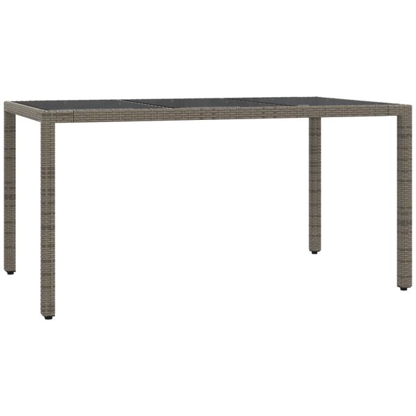 vidaXL Sodo komplektas su pagalvėlėmis, 7 dalių, pilkas, poliratanas