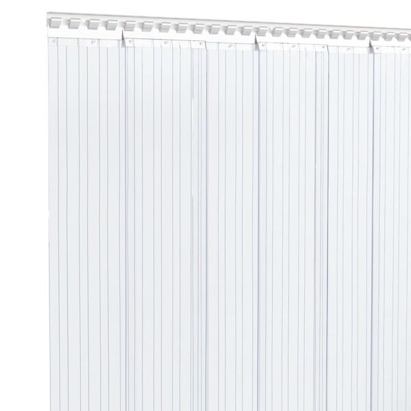 vidaXL Durų užuolaida, skaidri, 200mmx1,6mm, 50m, PVC