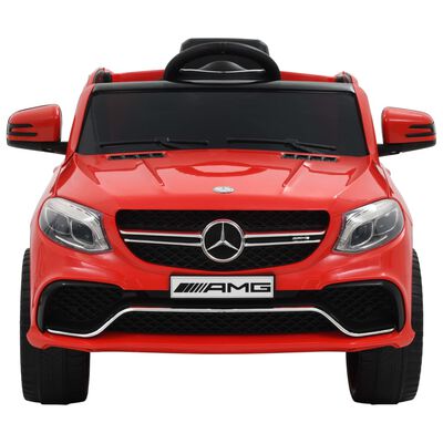 vidaXL Vaikiškas automobilis Mercedes Benz GLE63S, raudonas, plastikas