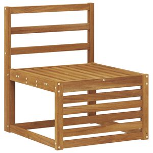 vidaXL Lauko Vidurinis Sofa Kietos akacijos mediena Natūrali