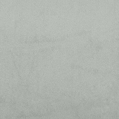 vidaXL Suoliukas, šviesiai pilkos spalvos, 81,5x41x49cm, aksomas