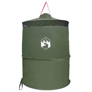 vidaXL Pop-up tualeto palapinė su kabinimo virve 97 x 126 cm Žalia