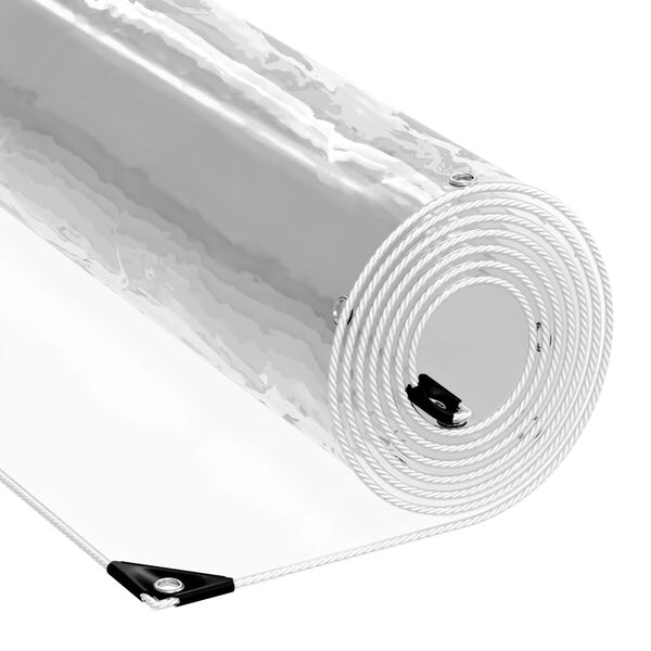 vidaXL Tentas Skaidrus 4 x 12 m PVC