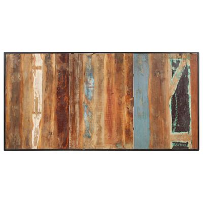 vidaXL Valgomojo stalas, 180cm, perdirbtos medienos masyvas