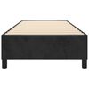 vidaXL Lovos rėmas su spyruoklėmis, juodos spalvos, 90x200cm, aksomas