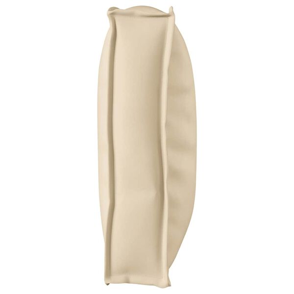 vidaXL Pagalvėlė Smėlio 120 x 60 x 12 cm Oksfordo audinys