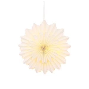 vidaXL Kalėdų ap&scaron;vietimas RAAHE 10 LED &Scaron;ilta balta 45 x 17 x 45 cm