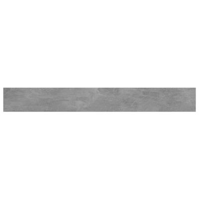 vidaXL Knygų lentynos plokštės, 4vnt., betono pilkos, 80x10x1,5cm, MDP