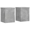 vidaXL Stovai augalams, 2vnt., betono, 15x15x20cm, apdirbta mediena