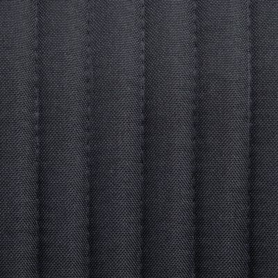 vidaXL Valgomojo kėdės, 2vnt., juodos spalvos, audinys