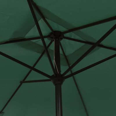 vidaXL Saulės skėtis 200 x 300 cm, žalias, stačiakampis
