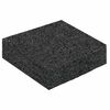 vidaXL Gumos granulių terasų kilimėlis Juodas 9 x 9 x 2 cm Guma