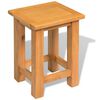 vidaXL Žurnalinis staliukas, 27x24x37cm, ąžuolo medienos masyvas