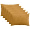 vidaXL Pagalvėlės užvalkalas 6 pcs HEERLEN Geltona 40 x 60 cm