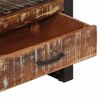 vidaXL Knygų lentyna, 118x30x200cm, perdirbtos medienos masyvas