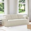 vidaXL Sofa Kreminė 228 x 78 x 80 cm Aksomas