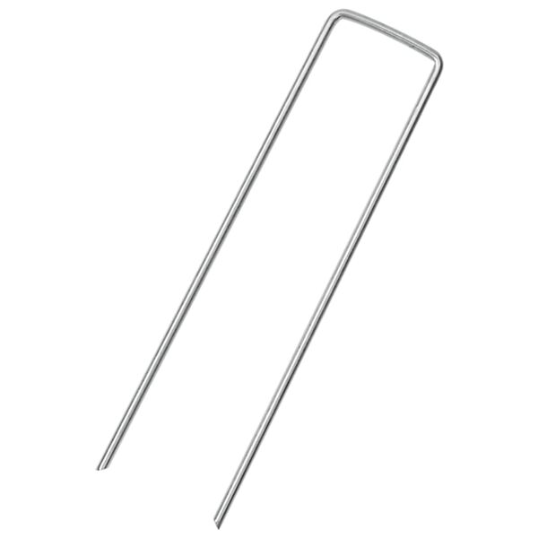 vidaXL Žemėje tvirtinami kaiščiai, 50vnt., 15x3,5cm, cinkuotas plienas