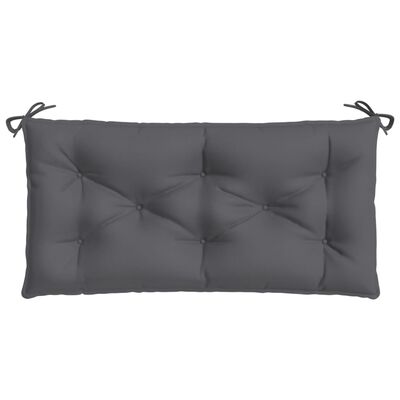 vidaXL Sodo suoliuko pagalvėlė, antracito spalvos, 110x50x7cm, audinys