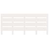 vidaXL Lovos rėmas, baltas, 120x190cm, pušies masyvas, dvivietis