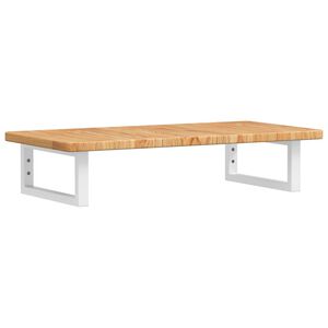 vidaXL Lentyna praustuvui, plienas ir ąžuolo medienos masyvas