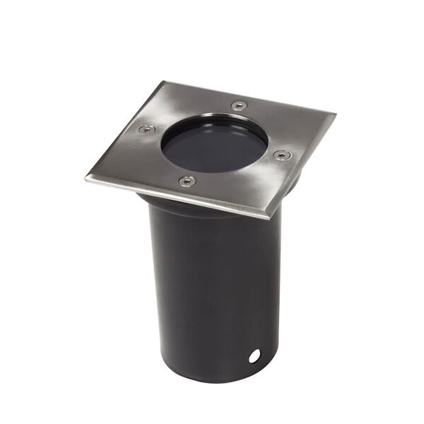 vidaXL Lauko šviestuvai, 12 vnt., kvadrat., įsmeig. į žemę