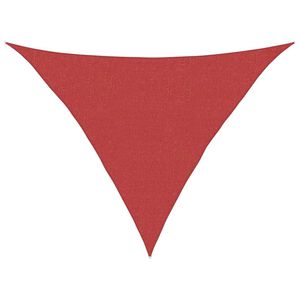 vidaXL Uždanga nuo saulės, raudona, 2,5x2,5x3,5m, HDPE, 160g/m&sup2;