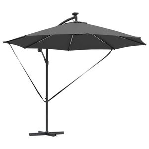 vidaXL Skėtis nuo saulės 294 x 294 x 248 cm Poliesteris ir aliuminis