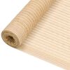 vidaXL Privatumo suteikiantis tinklelis, smėlio, 1x25m, HDPE, 75g/m&sup2;