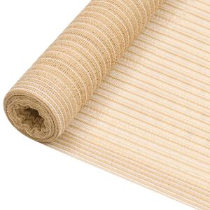 vidaXL Privatumo suteikiantis tinklelis, smėlio, 1x25m, HDPE, 75g/m&sup2;