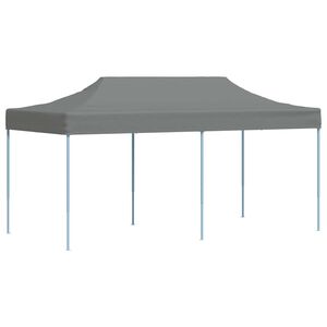 vidaXL I&scaron;skleidžiama proginė palapinė, antracito spalvos, 3x6m