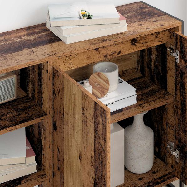 vidaXL &Scaron;oninė spintelė Senovinis medis 96.5 x 30 x 75 cm