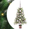 vidaXL Kalėdų eglutė su 150 LED s stovu Žalia 65 cm PE