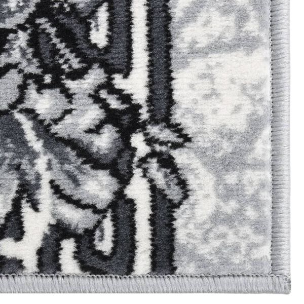 vidaXL Kilimas-takelis, pilkos spalvos, 80x450cm, BCF