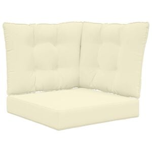 vidaXL Lauko sofa pagalvėlė Poliesteris Kreminė 50,5 x 50,5 cm