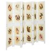 vidaXL Romdivider Panel Balta 212 x 165 cm MDF plok&scaron;tė
