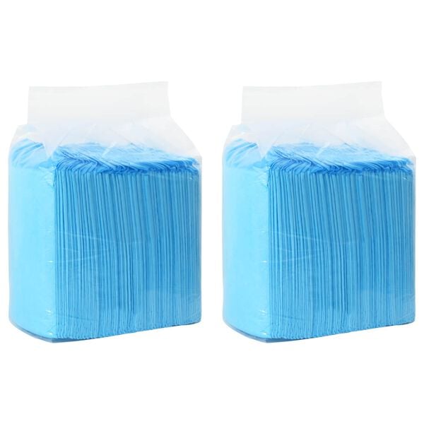 vidaXL Gyvūnų mokymo trinkelė 100 pcs Mėlyna ir balta 120 x 80 cm