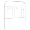 vidaXL Metalinis pakaitinis galvūgalis, baltos spalvos, 90cm