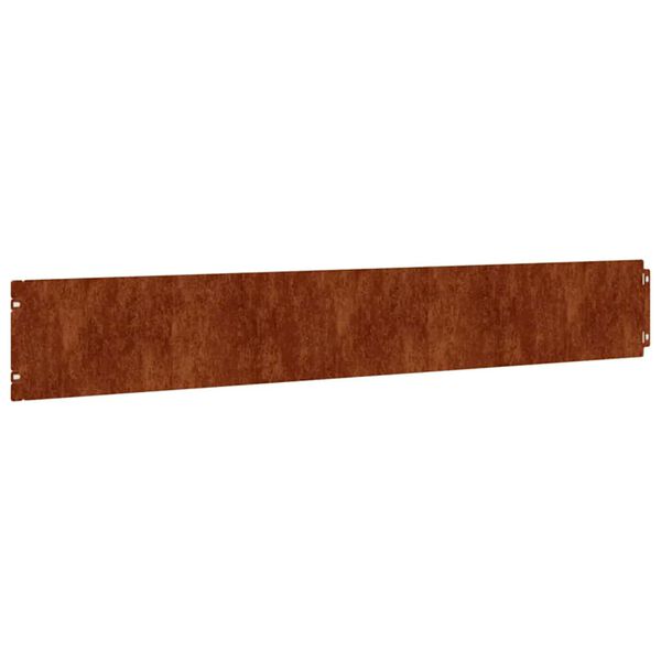 vidaXL Vejos apvadai, 50vnt., 15x103cm, lankstus Corten plienas
