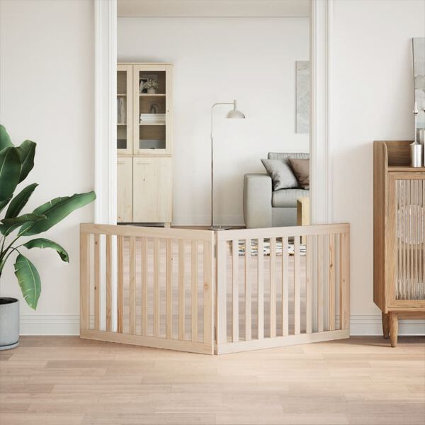 vidaXL Sulankstomi &scaron;unų varteliai, 2 dalys, 160 cm, tuopos mediena