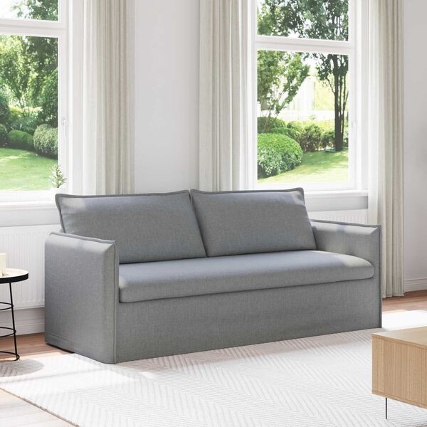 vidaXL Sofa &Scaron;viesiai pilka Bendri matmenys: 196 x 82 cm (P X G x A)