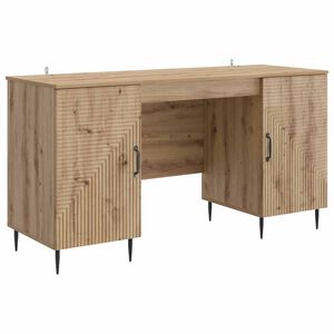 vidaXL Stalas Artisano ąžuolo 142,5 x 50 x 75 cm Apdirbta mediena